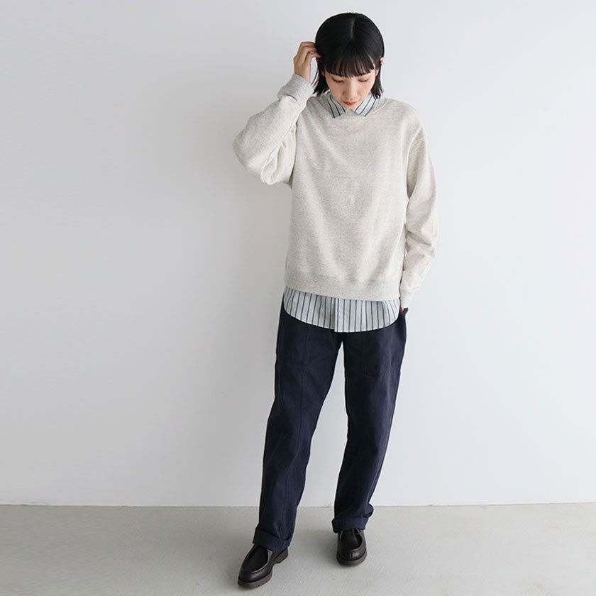 The Moss コーマ裏毛 Crew-neck V-gusset プルオーバー の通販。- AIDA ONLINE STORE  毎日をちょっぴり楽しくするライフスタイルショップ