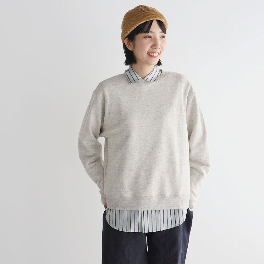 The Moss コーマ裏毛 Crew-neck V-gusset プルオーバー の通販。- AIDA ONLINE STORE  毎日をちょっぴり楽しくするライフスタイルショップ