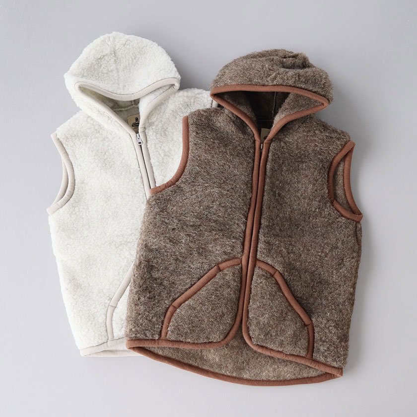 COLD BREAKER Wool Boa Vest 通販。- AIDA ONLINE STORE 毎日を