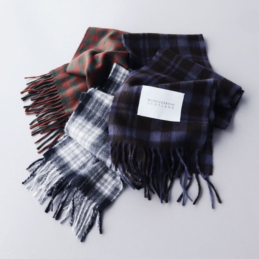 W.J HENDERSON ウーブンナロースカーフ WOVEN NARROW SCARF #WJHA-01