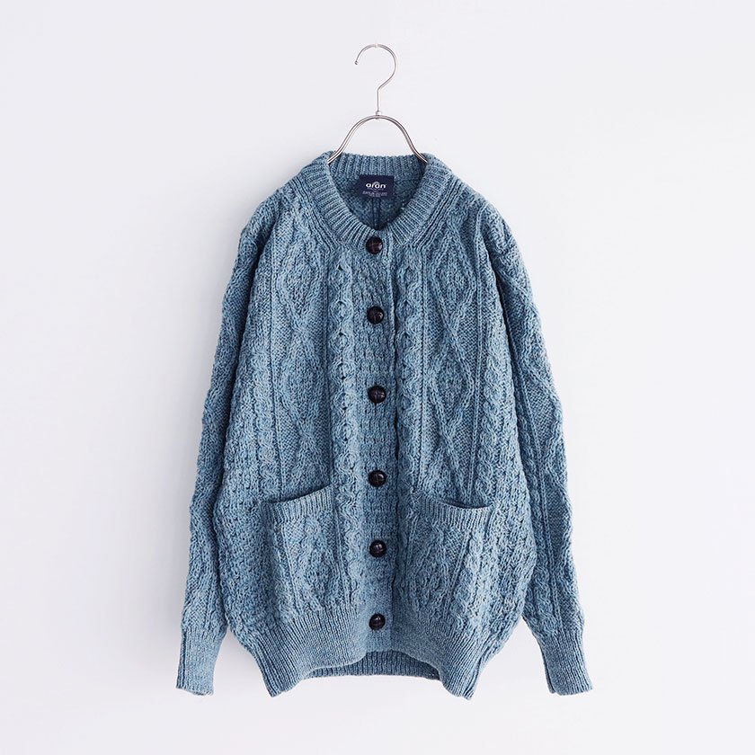 Aran Woollen Mills｜ウーステッドウール クルーネック ニットセーター