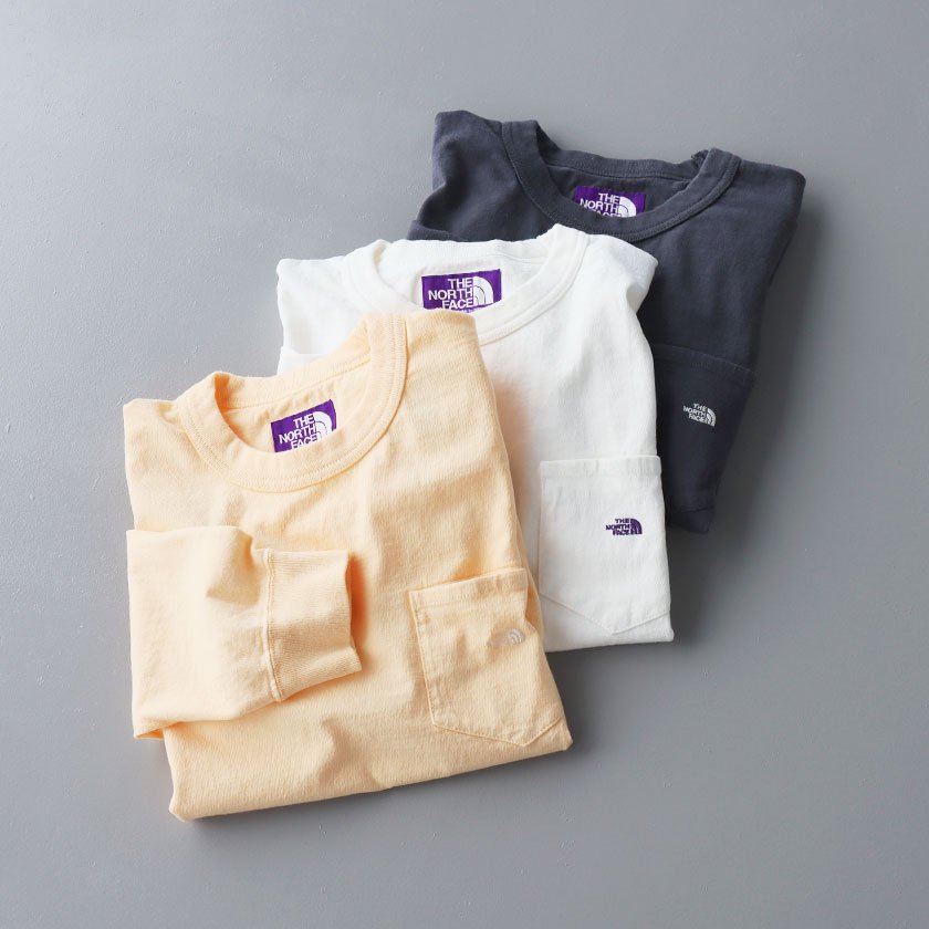 THE NORTH FACE PURPLE LABEL 7oz Long Sleeve Pocket Tee
