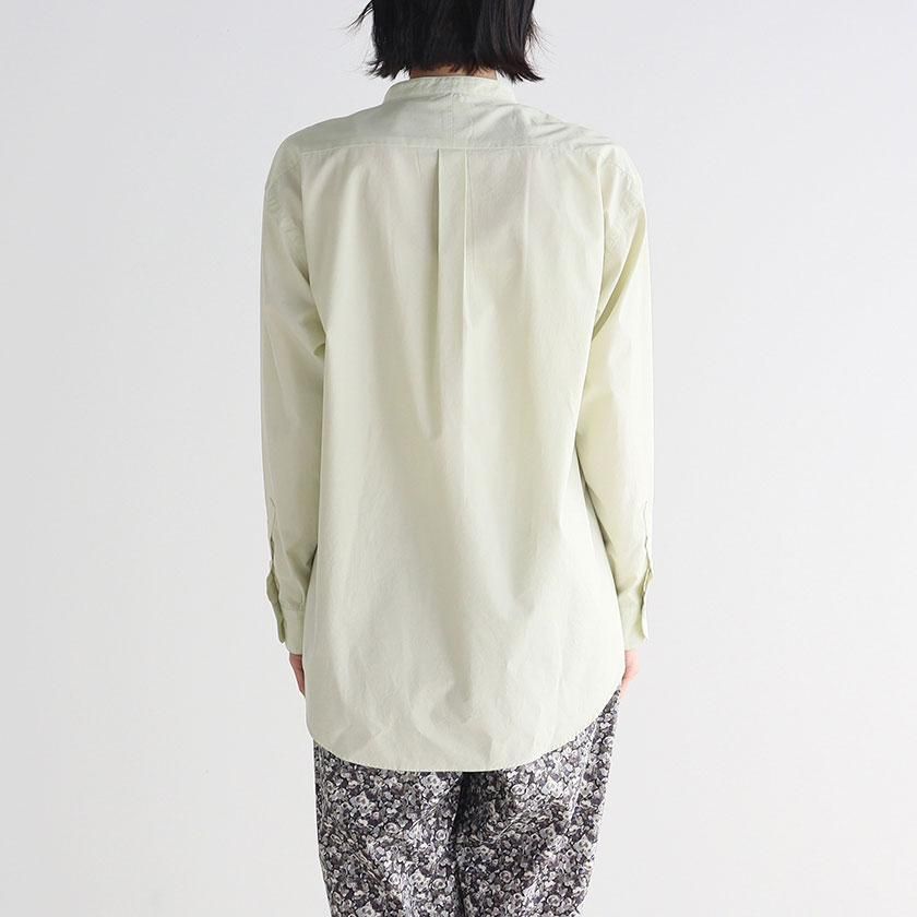 ORCHID バンドカラーシャツ　サックス ORCHID バンドカラーシャツ の通販。- AIDA ONLINE STORE 毎日を