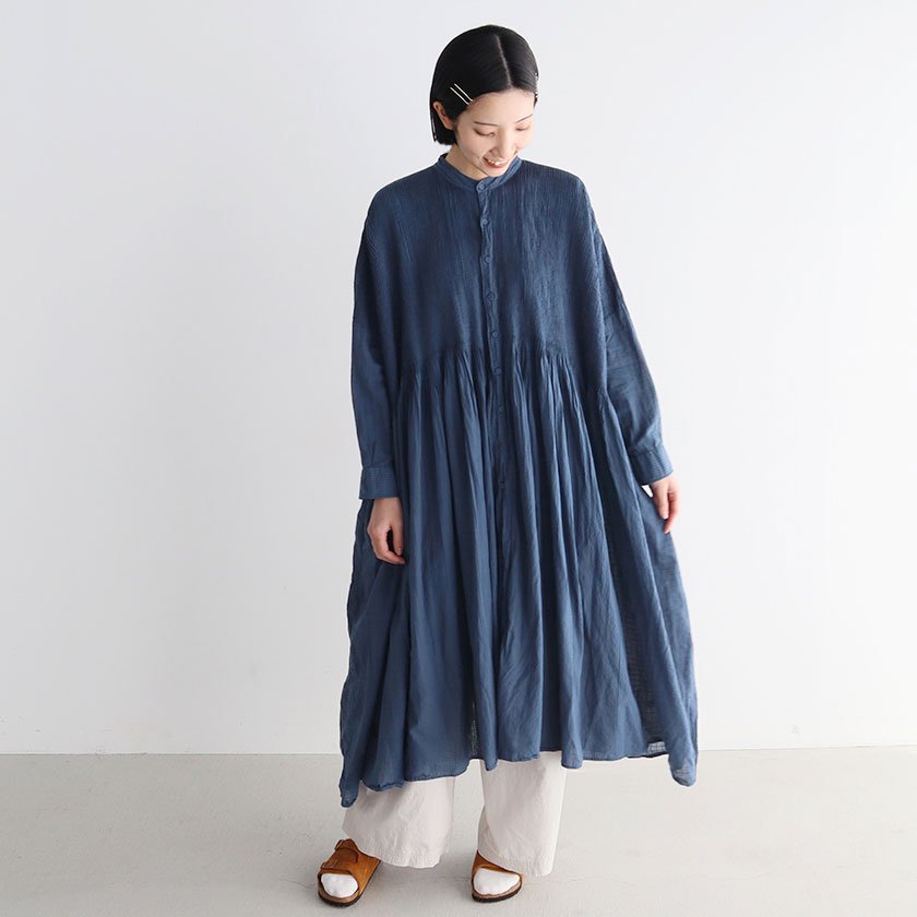 maison de soil 80'S ORGANIC COTTON PINTUCK SHIRT DRESS の通販。- AIDA ONLINE  STORE 毎日をちょっぴり楽しくするライフスタイルショップ