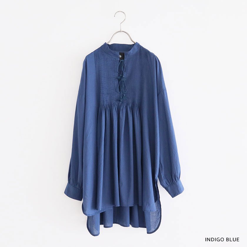 maison de soil HANDWOVEN KHADI COTTON BANDED TUNIC の通販。- AIDA ONLINE STORE  毎日をちょっぴり楽しくするライフスタイルショップ