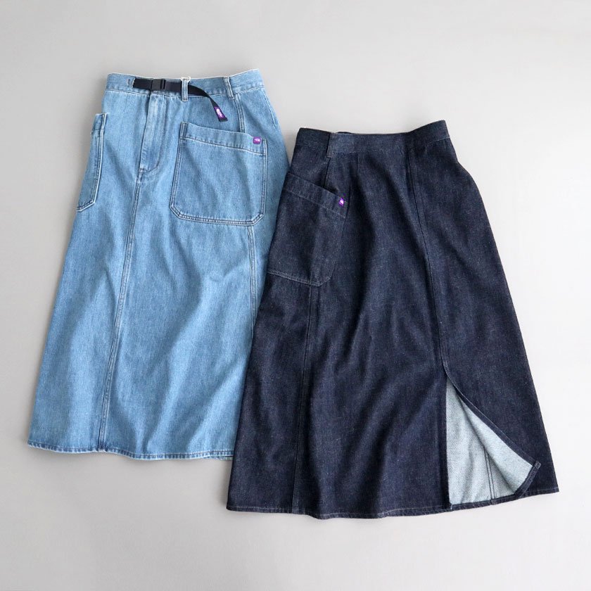 THE NORTH FACE PURPLE LABEL Denim Field Skirt