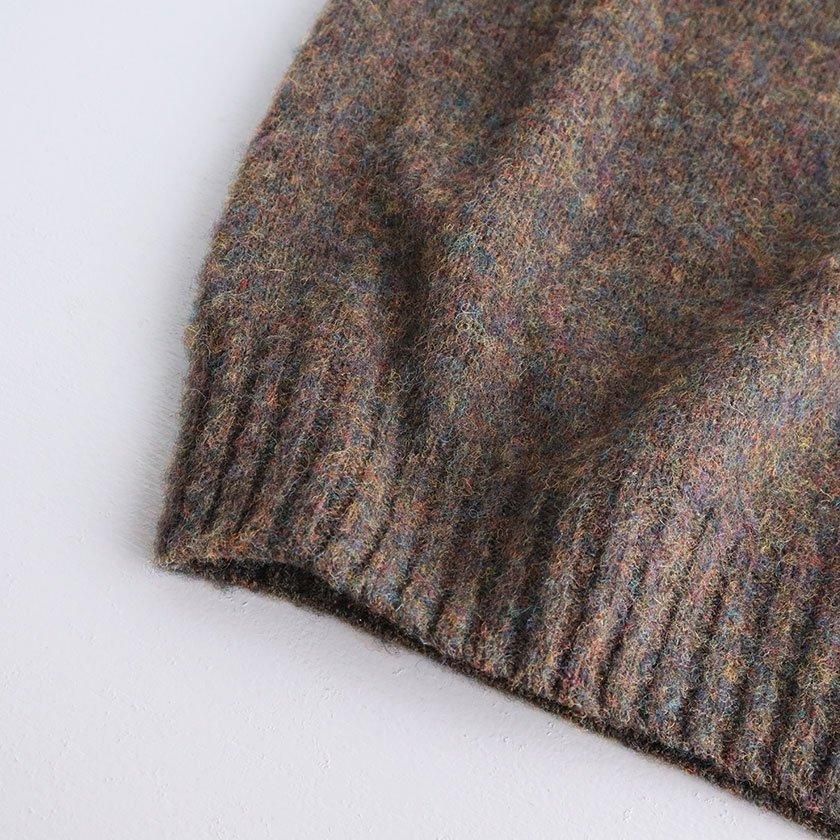John Tulloch SHETLAND WOOL NORDIC CREW NECK PULLOVER の通販