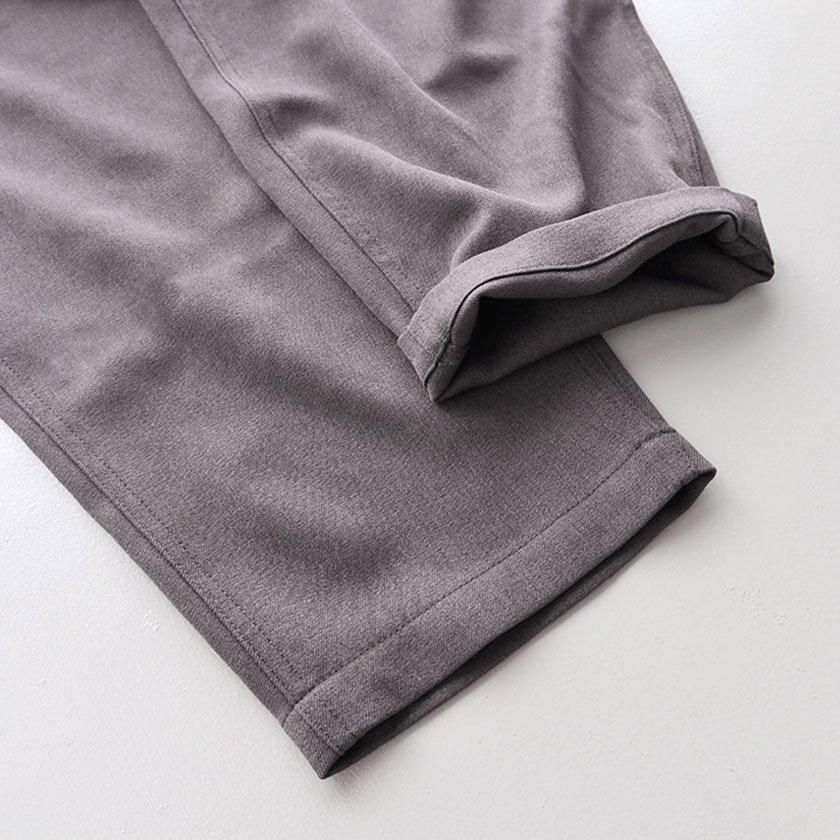 GRAMICCI × EDIFICE 別注ウールライク パンツ チャコール M 別注】＜GRAMICCI＞ ウールライク ツイル パンツ