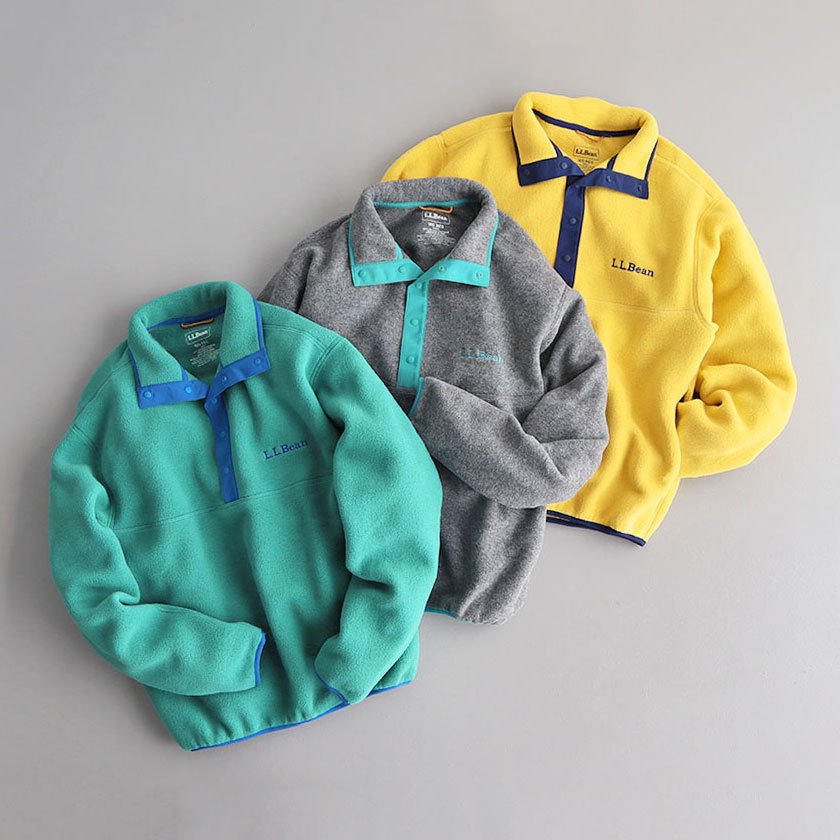 <img class='new_mark_img1' src='https://img.shop-pro.jp/img/new/icons14.gif' style='border:none;display:inline;margin:0px;padding:0px;width:auto;' />L.L.Bean Classic Snap Fleece Pullover