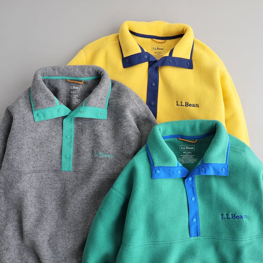 L.L.Bean Classic Snap Fleece Pullover