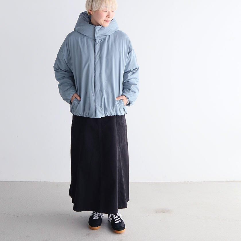 miffew HIDDEN SNAP HOODED DOWN JACKET