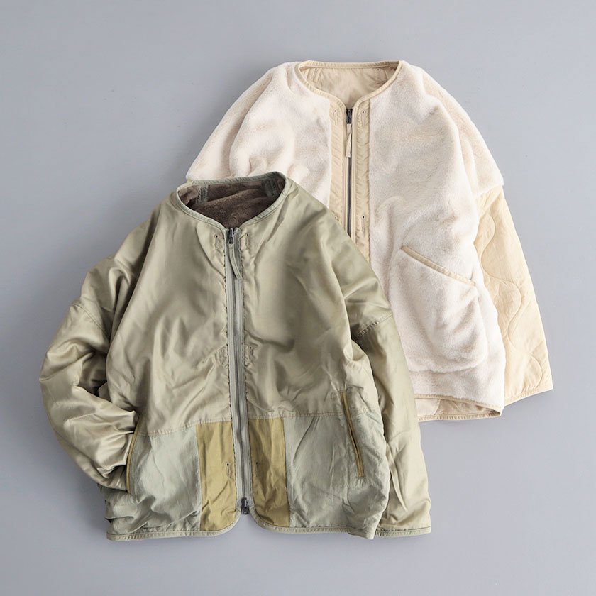 <img class='new_mark_img1' src='https://img.shop-pro.jp/img/new/icons14.gif' style='border:none;display:inline;margin:0px;padding:0px;width:auto;' />kha:ki REV LINNER WIDE JACKET