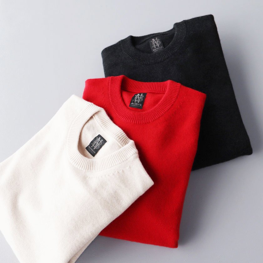 BATONER Essential INNOCENT CASHMERE CREW NECK の通販。- AIDA ONLINE STORE  毎日をちょっぴり楽しくするライフスタイルショップ