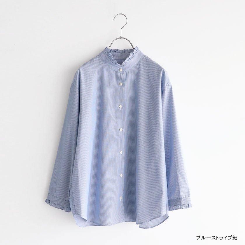 ストライプフリルブラウス | ALL ITEM | OBLI