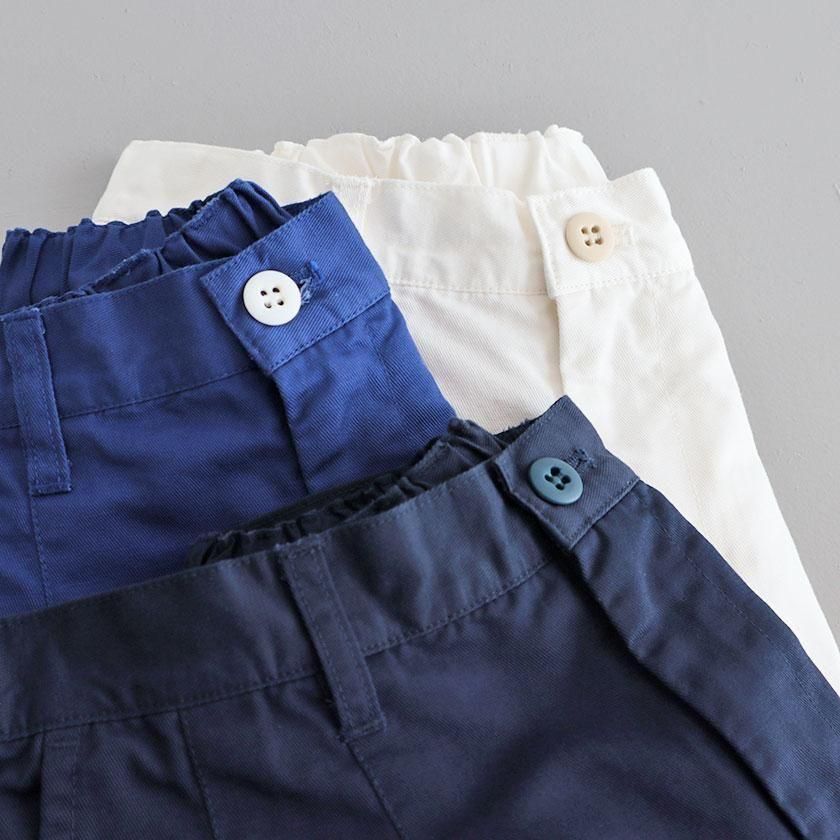 NATURAL LAUNDRY コットンリネンカルゼ ビッグチノパンツ の通販