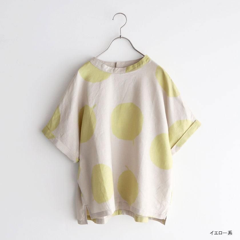 NATURAL LAUNDRY リネンpommeドット ドルマンTシャツ の通販