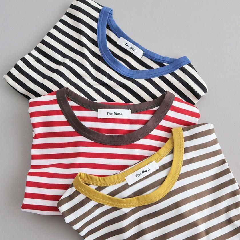 60s ボーダーシャツ 70's SEARS KINGS ROAD 白×水色 ボーダー ポケット付きTシャツ