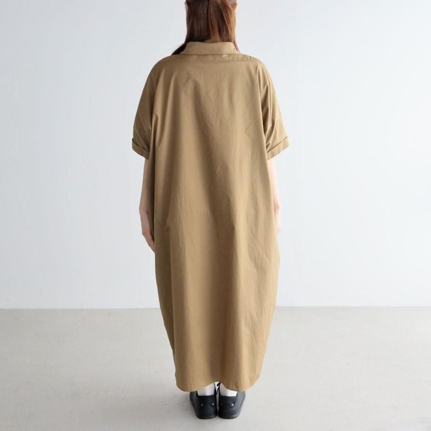 タグ付き未使用品★23区★コットンハイネックワイドワンピース Futier Land ワンピース 大人オーラが漂う上品さ。ハイネック