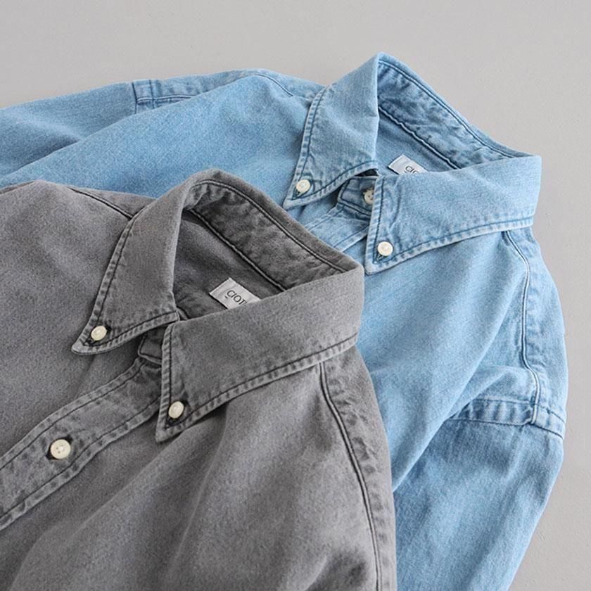 <img class='new_mark_img1' src='https://img.shop-pro.jp/img/new/icons14.gif' style='border:none;display:inline;margin:0px;padding:0px;width:auto;' />CIOTA Denim B.D Shirt