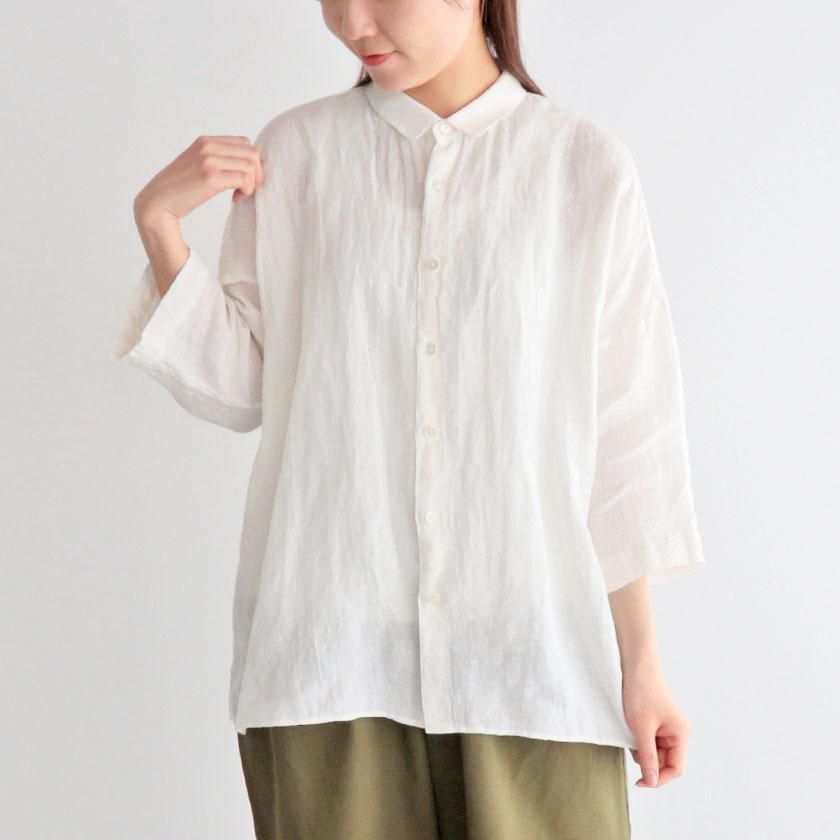<img class='new_mark_img1' src='https://img.shop-pro.jp/img/new/icons14.gif' style='border:none;display:inline;margin:0px;padding:0px;width:auto;' />ORCHID リネン ワイド ショートスリーブシャツ