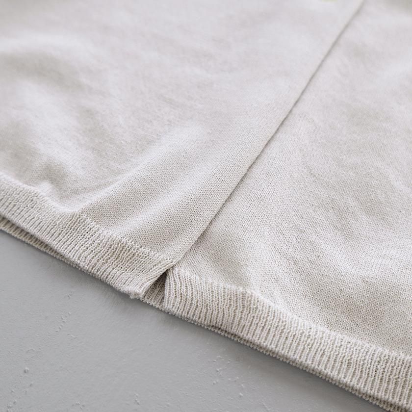 STAMP AND DIARY アイスコットン 2wayワイドカーディガン 長袖