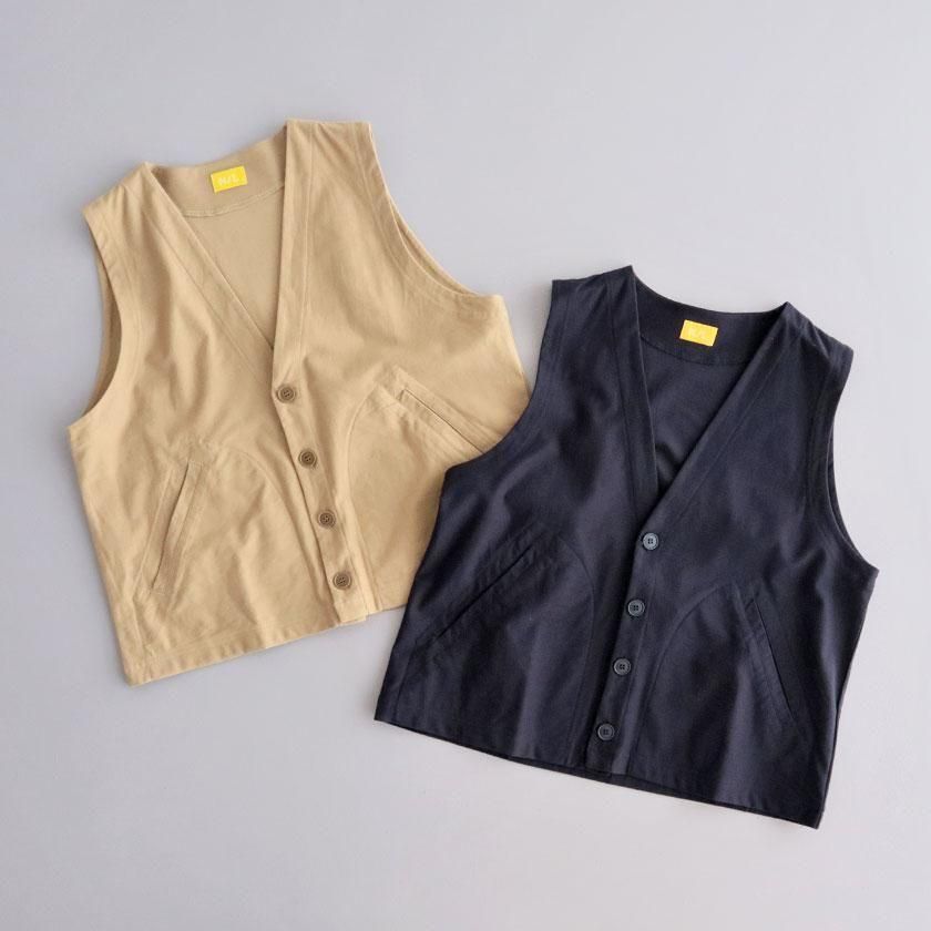 NATURAL LAUNDRY】 “サイドスリットニットベスト” | HORUS WORKS