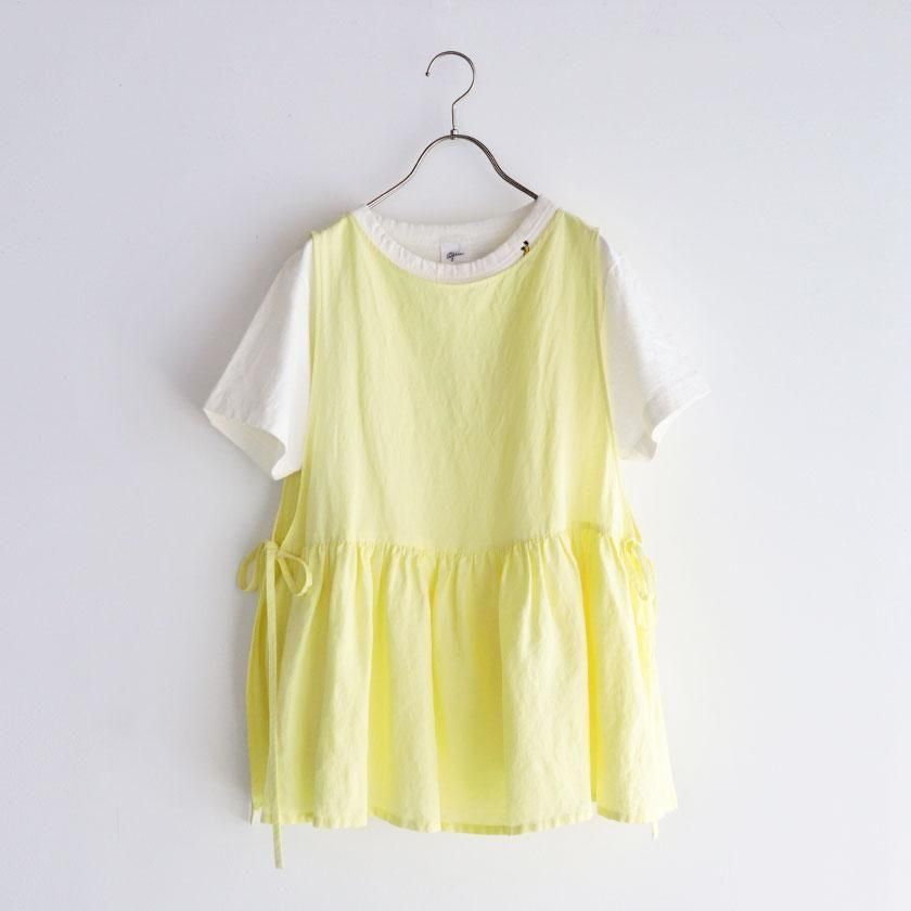 <img class='new_mark_img1' src='https://img.shop-pro.jp/img/new/icons14.gif' style='border:none;display:inline;margin:0px;padding:0px;width:auto;' />LE GLAZIK ノースリーブギャザーシャツ