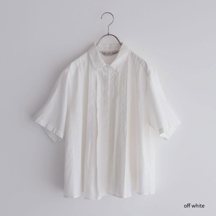 MidiUmiタックショートシャツ MidiUmi タックショートシャツ の通販。- AIDA ONLINE STORE