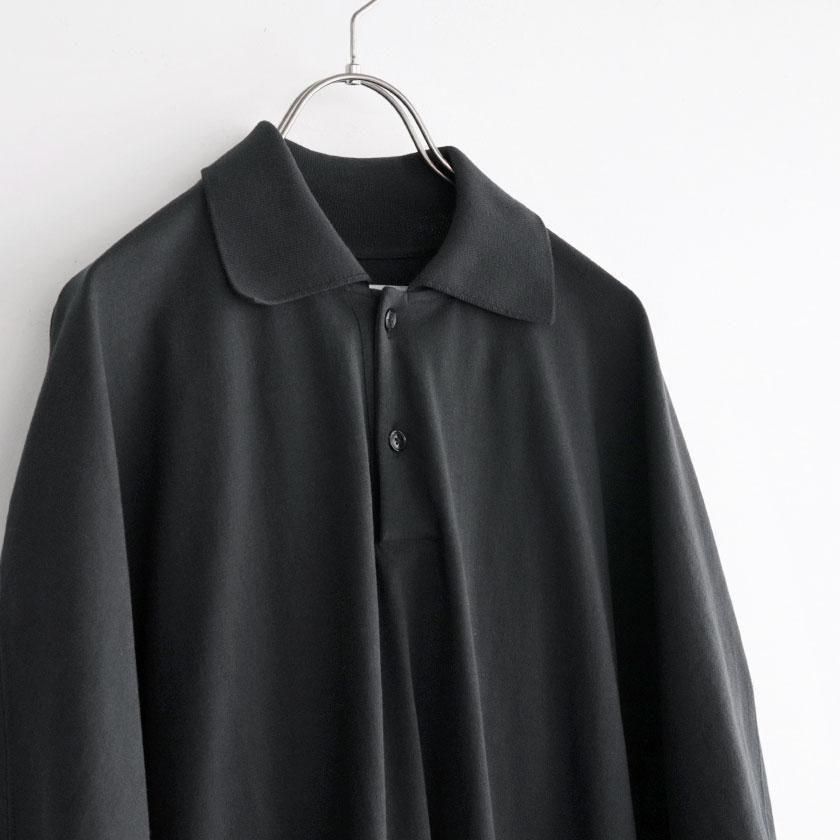 <img class='new_mark_img1' src='https://img.shop-pro.jp/img/new/icons14.gif' style='border:none;display:inline;margin:0px;padding:0px;width:auto;' />nonnotte Hard Twist Balance Jersey Draping Polo
