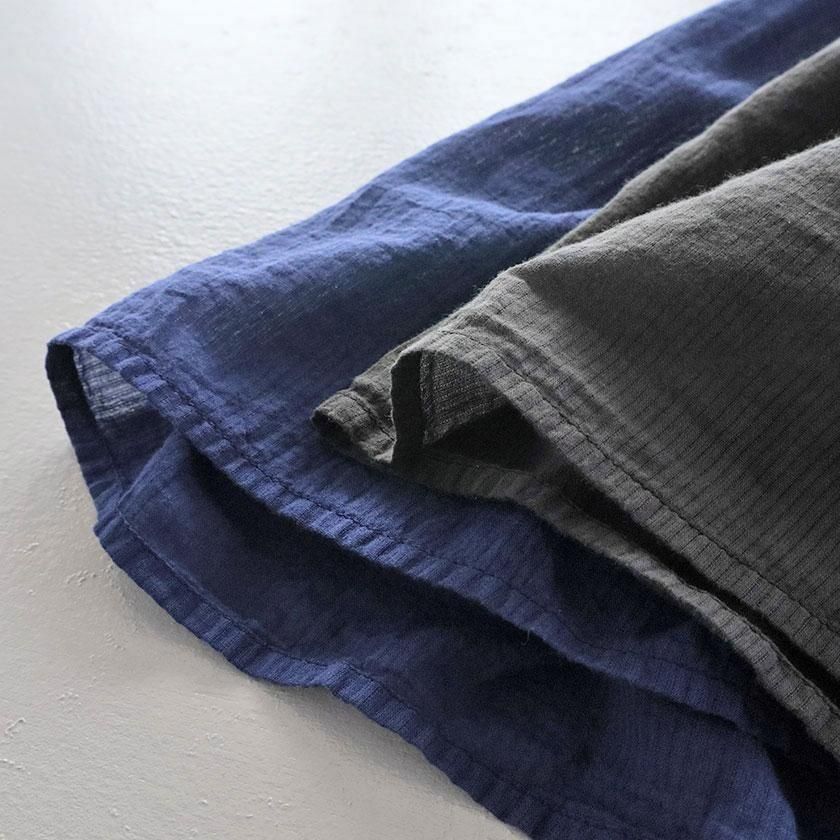 maison de soil 80'S ORGANIC STRIPE PINTUCK SHIRT の通販