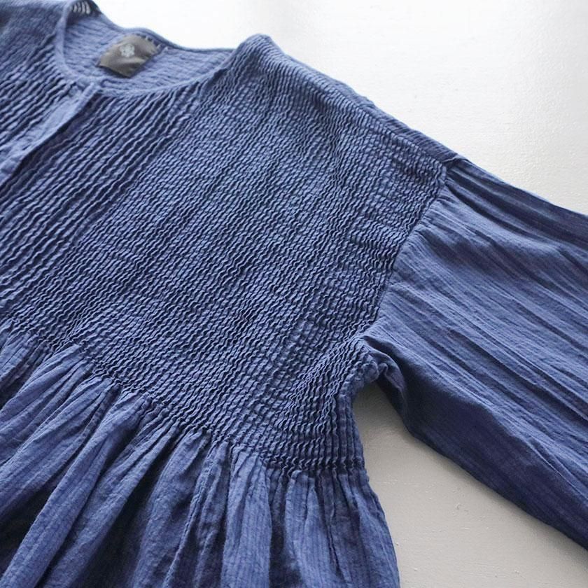 maison de soil 80'S ORGANIC STRIPE PINTUCK SHIRT の通販