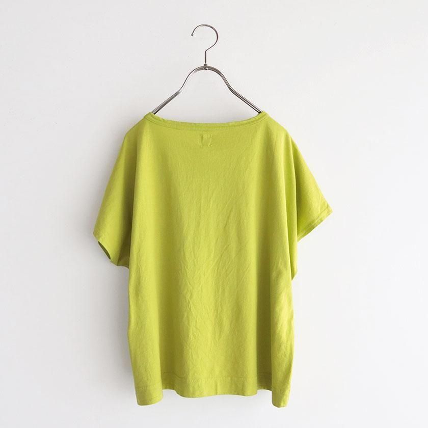 tシャツ 21/-OE天竺ロゴ刺繍ドルマンTシャツ レディース ロゴ刺繍ドルマンTシャツ[品番：IGAW0001723]｜axes femme