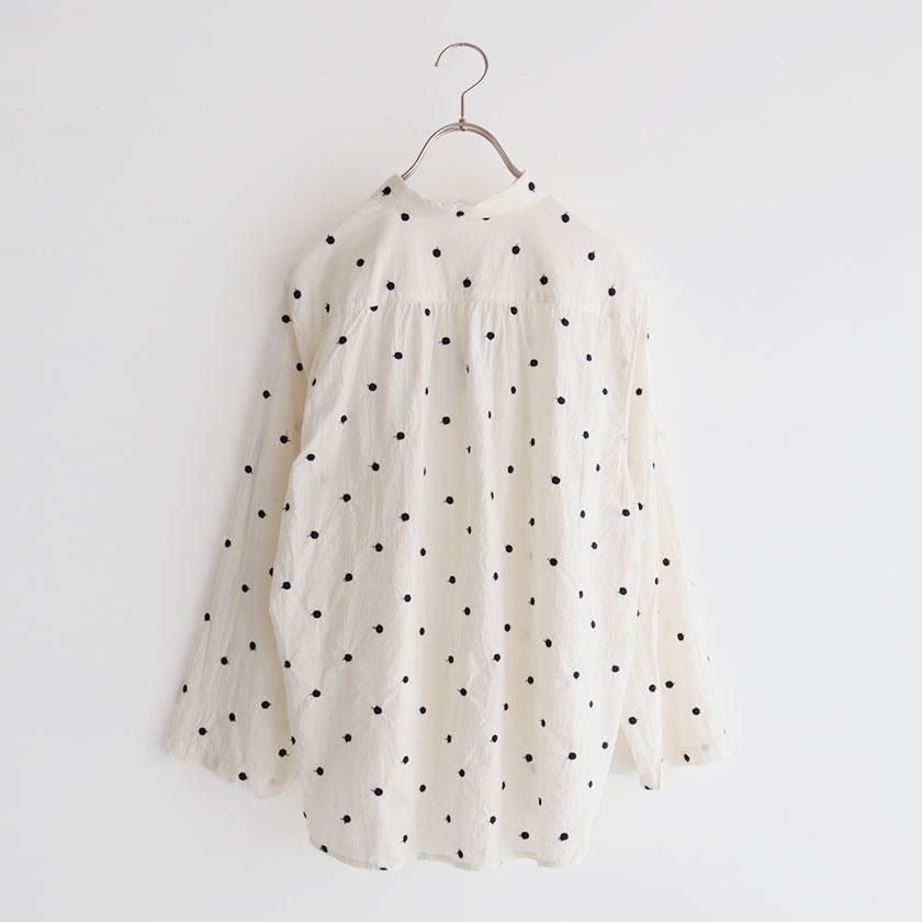 NATURAL LAUNDRY ドット刺繍シャツの通販。 - AIDA ONLINE STORE