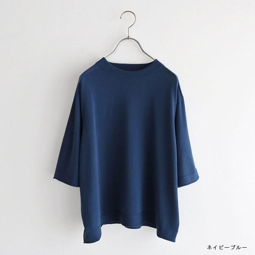 新品タグ付NATURAL LAUNDRY フェルガナコットンプルオーバー 七分袖 NATURAL LAUNDRY コンパクトコットン ラフプルオーバー の通販