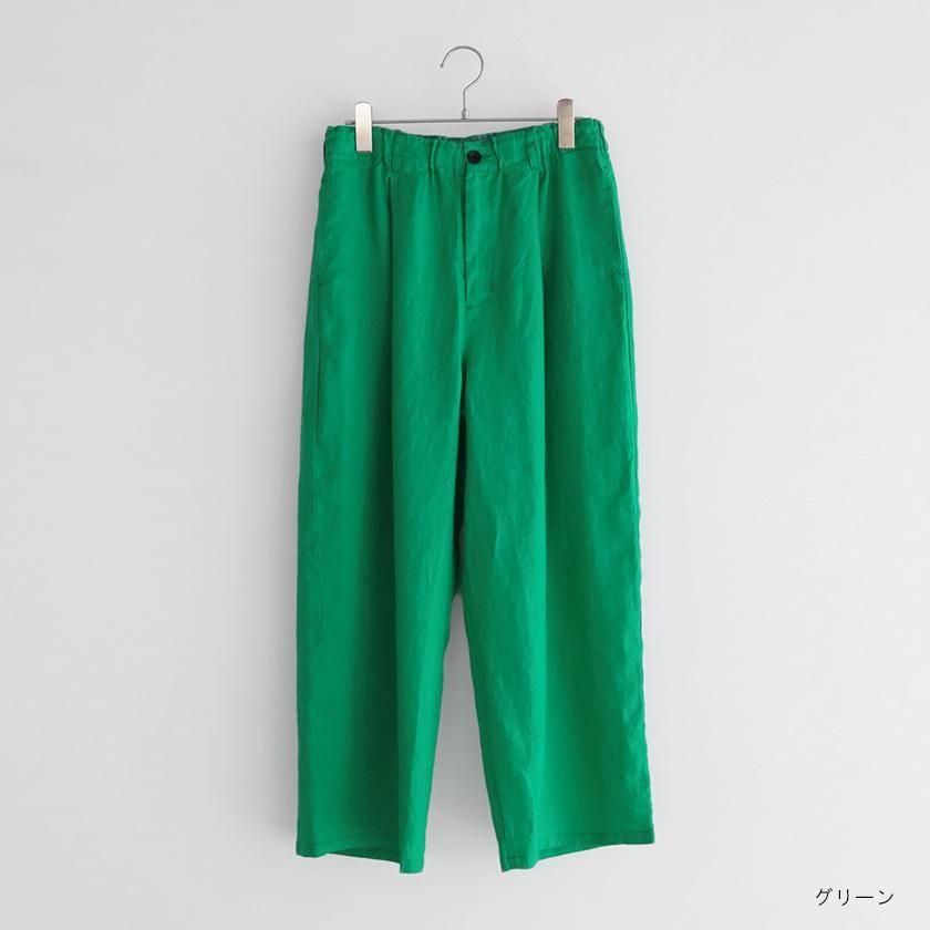 grin リネン53%パンツ grin リネン コクーンパンツ の通販。- AIDA ONLINE STORE 毎日