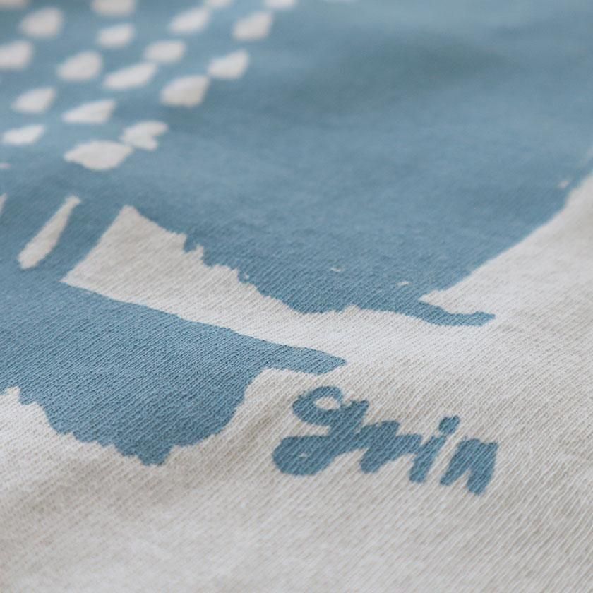 grin オーガニックエーゲ海天竺 ふくろうプリントTシャツ の通販
