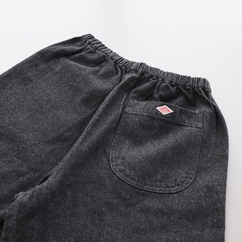 【しぃ】DANTON　ブラックデニム イージーパンツ ウエストゴム 36 DANTON ブラックデニム イージーパンツ の通販。- AIDA ONLINE