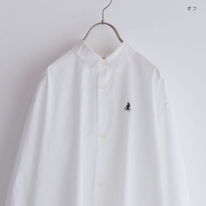 grin ブロード 自転車刺繍シャツ の通販。- AIDA ONLINE STORE 毎日を