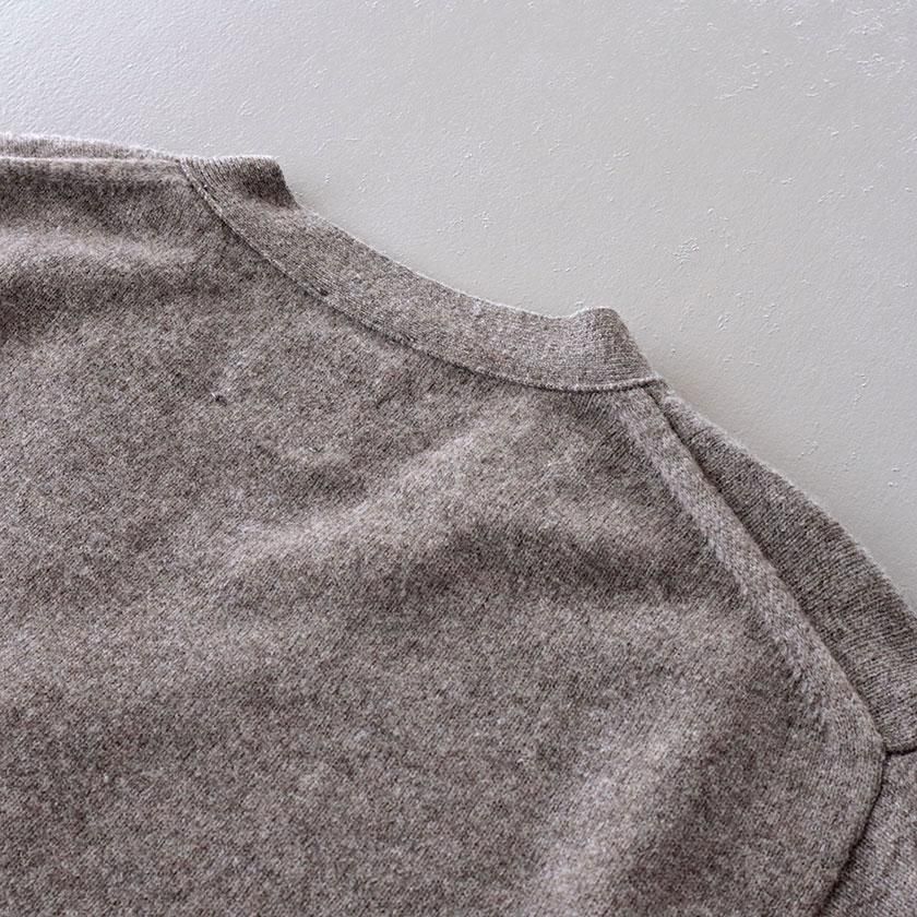 DANTON ラムズウール Vネックニットカーディガンの通販。- AIDA