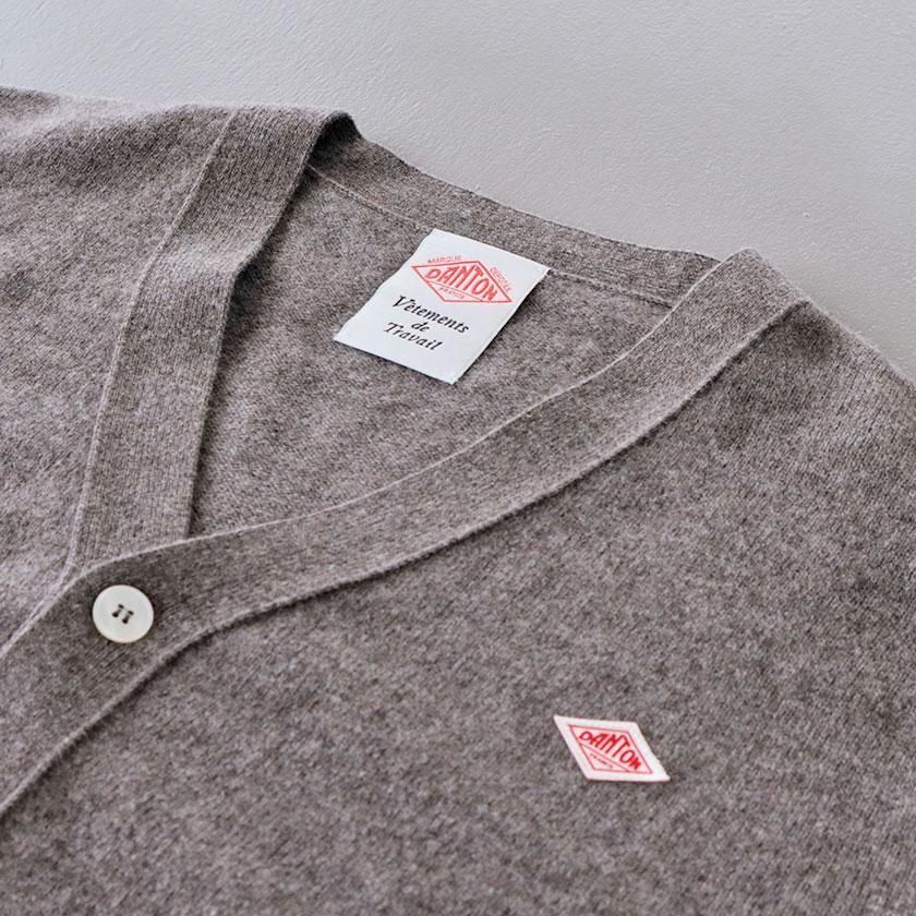 DANTON ラムズウール Vネックニットカーディガンの通販。- AIDA