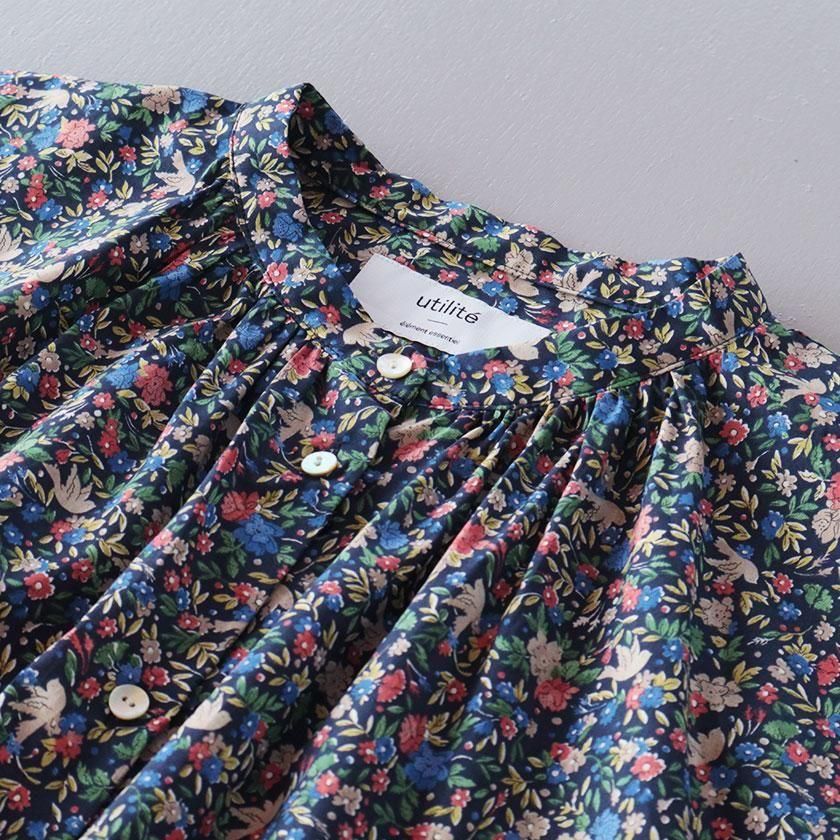 リバティ花柄チュニック 日本製】LIBERTY リバティプリント チュニック 80-90サイズ