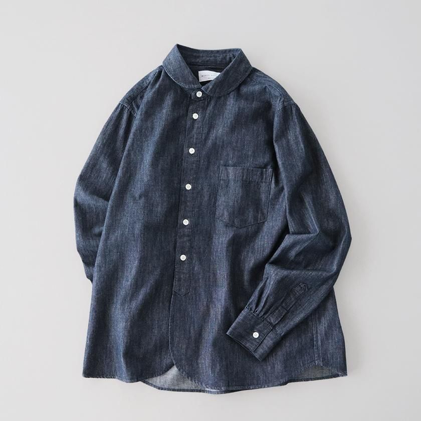 acu°SELECTページ MANUAL ALPHABET 6oz DENIM BROAD ROUND COLOR SHIRT の通販