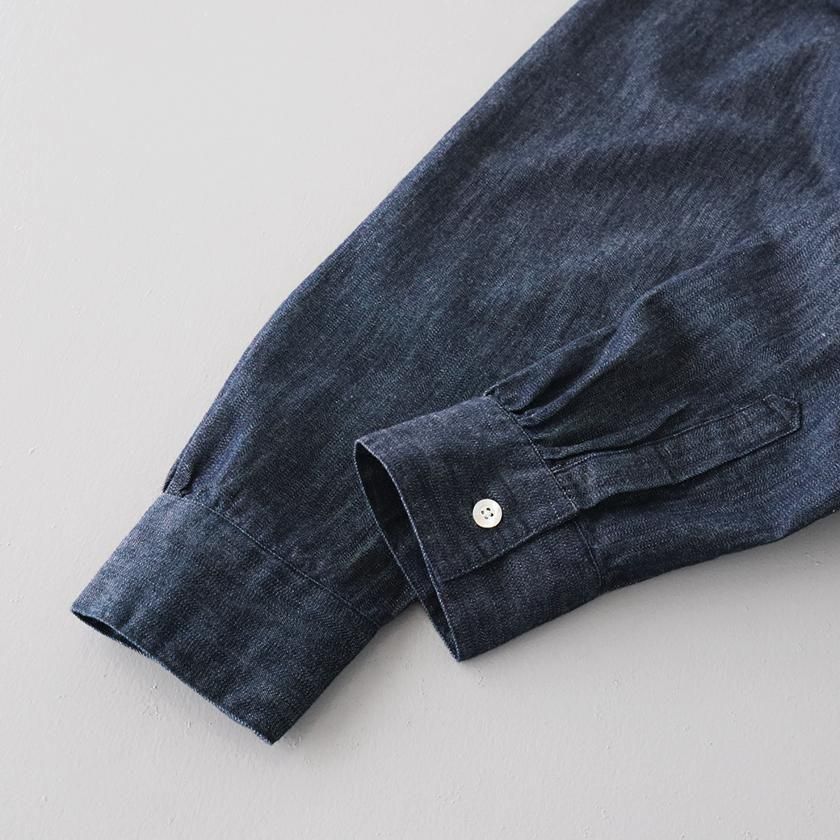 MANUAL ALPHABET 6oz DENIM BROAD ROUND COLOR SHIRT の通販