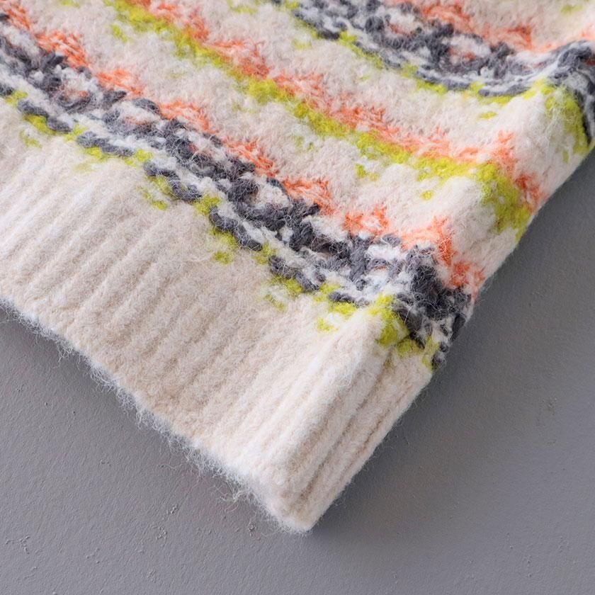 LE GLAZIK ジャカード クルーネックニットベスト の通販- AIDA ONLINE