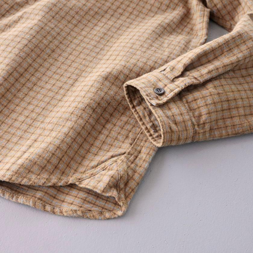 なっくん NATURAL LAUNDRY ナッピングネル コップ刺繍シャツ の通販