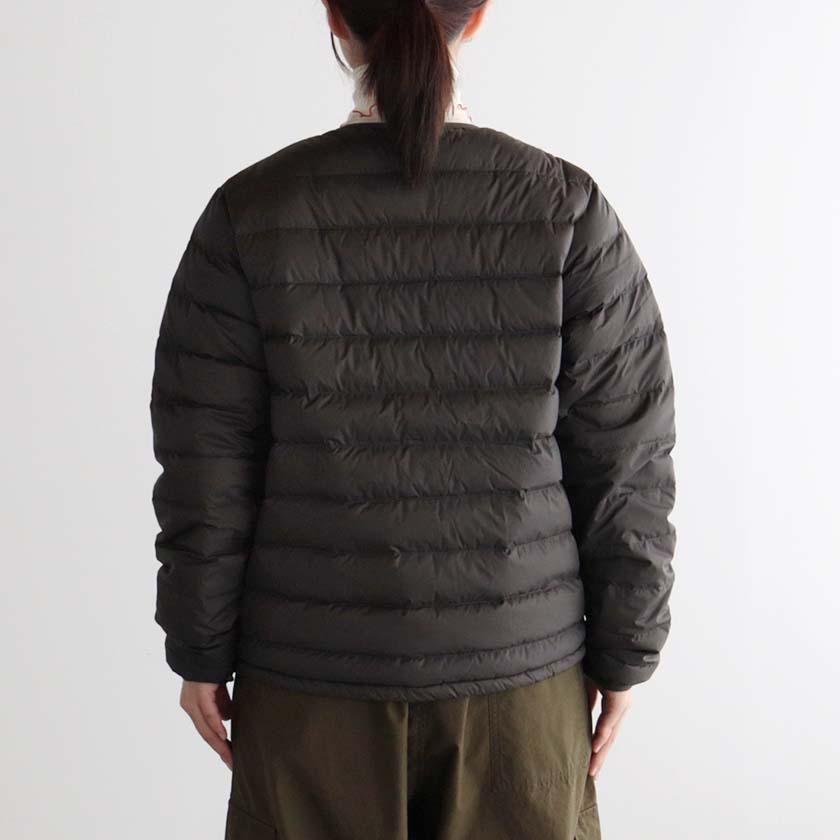 DANTON ダントン　クルーネック インナーダウンジャケット ブラック 40 DANTON/ダントン] インナーダウン クルーネックジャケット