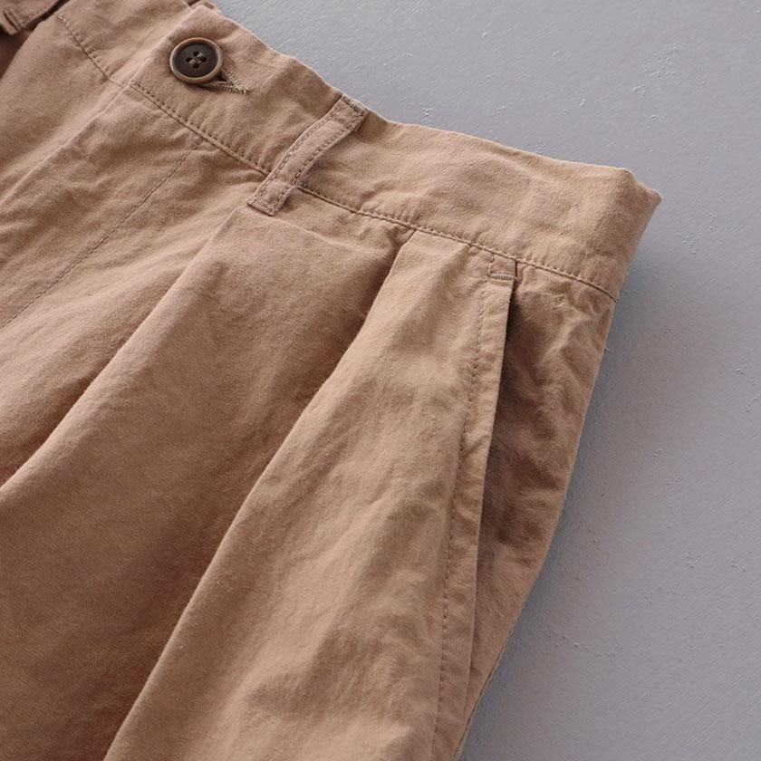 こりんページ grin コットンリネンシーチング カーブパンツ の通販。- AIDA ONLINE