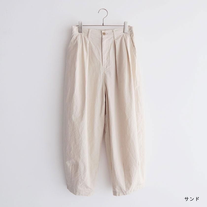 grin コットンリネンシーチング カーブパンツ の通販。- AIDA ONLINE