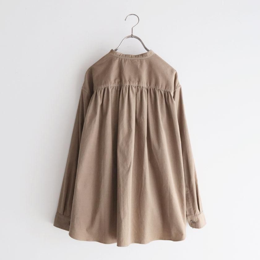 DANTON コーデュロイ バンドカラー長袖シャツ の通販。- AIDA ONLINE