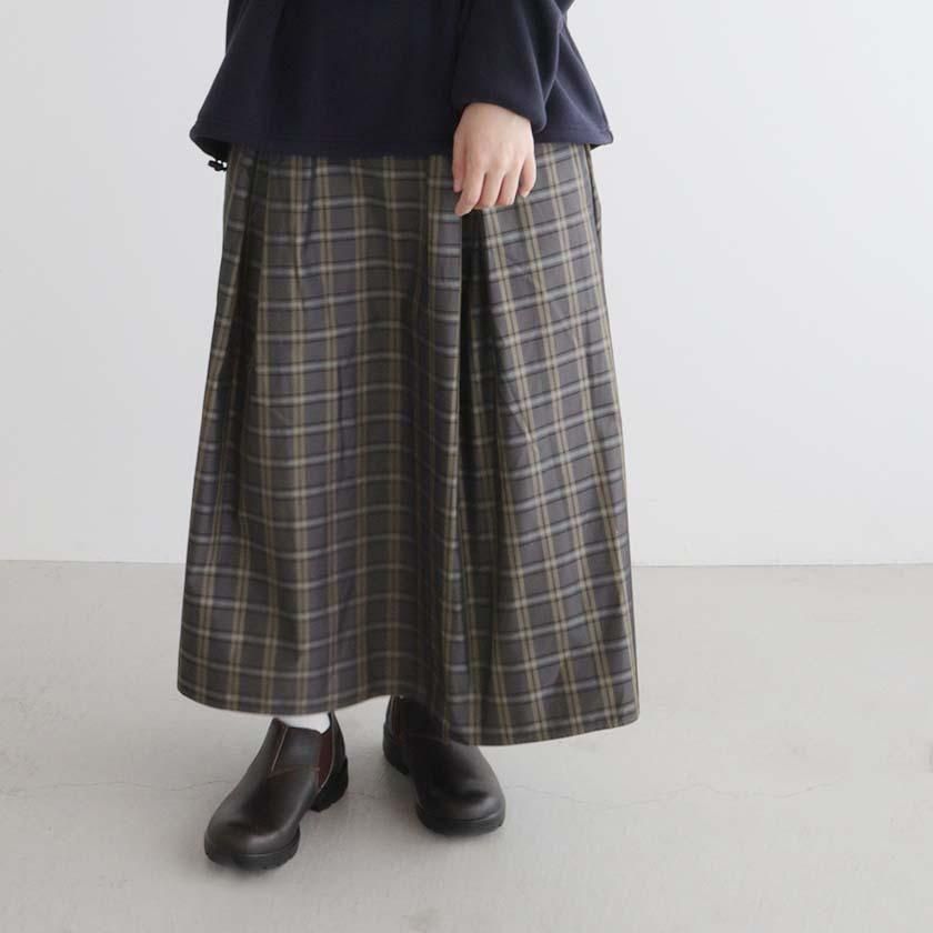 LE GLAZIK メモリーツイル チェックスカート の通販- AIDA ONLINE